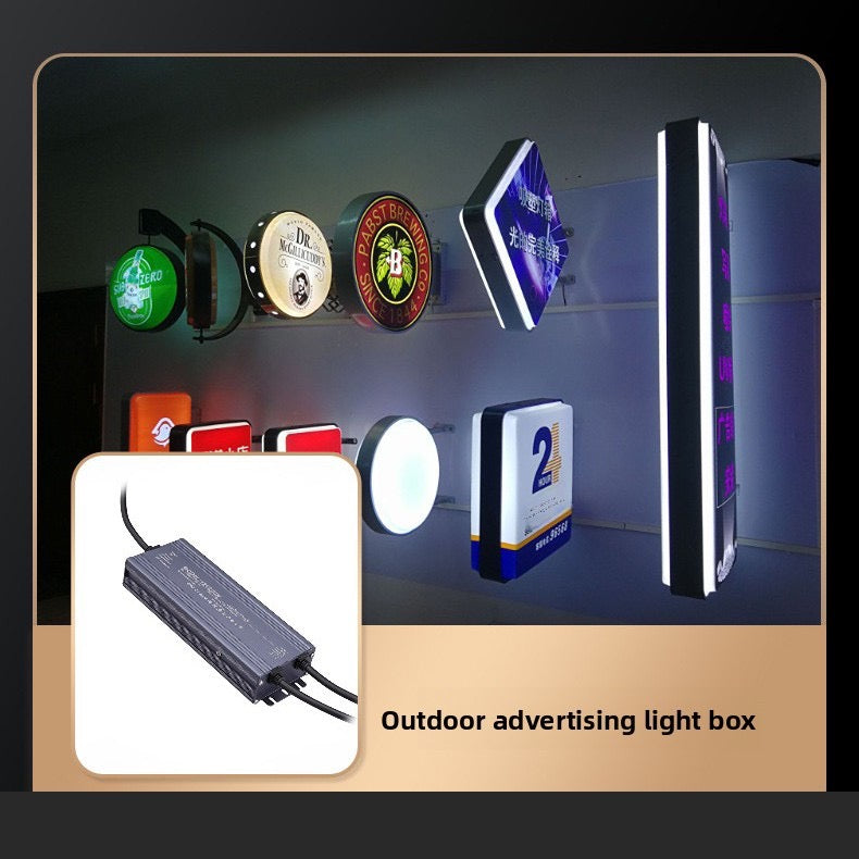 IP67 Waterproof LED Power Supply 12V/24V Outdoor Driver (36W–400W)