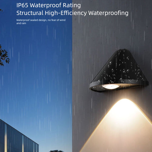 Modern Minimalist Cone Outdoor Wall Light, IP65 Waterproof Exterior Sconce for Entryway & Patio - XIAOZHE