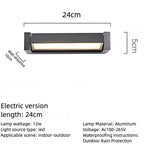 Rotatable Linear LED Wall Light - Modern, Waterproof Outdoor Bar Sconce - XIAOZHE