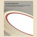 Ceiling Flush Mount Light - French Cream Style LED Fixture for Indoor Bedroom Lighting - XIAOZHE