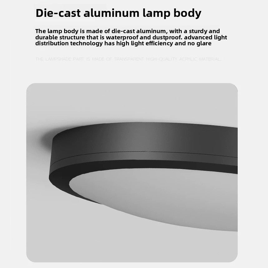 Outdoor Porch Ceiling Light - Waterproof & Bug-Proof LED Fixture for Indoor Bathroom Use - XIAOZHE