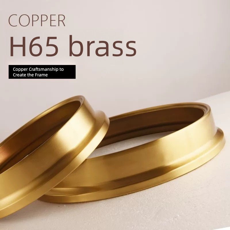 Nordic Minimalist Ceiling Light in H65 Copper - Dining Room & Bedroom Home Lighting - XIAOZHE