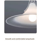 Magnolia Glass Pendant Light - Floral Design for Dining Room & Café Decor - XIAOZHE