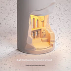 Vintage Bedroom Mood Light with Aroma Function - LED Candle Effect Diffuser Lamp - XIAOZHE