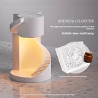 Spiral Staircase Wax Melt Lamp - Architectural LED Light & Scented Wax Warmer - XIAOZHE