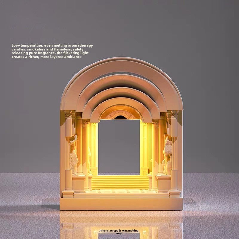Architectural Candle Warmer Lamp - Unique Home Decor Gift for Holidays - XIAOZHE