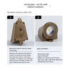 Compact Outdoor Wall Light, IP54, 3000K Warm White, 3-Year Warranty - XIAOZHE