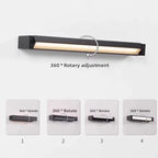 Rotatable Linear LED Wall Light - Modern, Waterproof Outdoor Bar Sconce - XIAOZHE