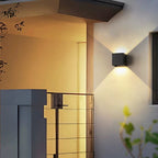 Modern Adjustable LED Wall Light for Bedroom | Minimalist Cube Wall Sconce for Living Room - XIAOZHE