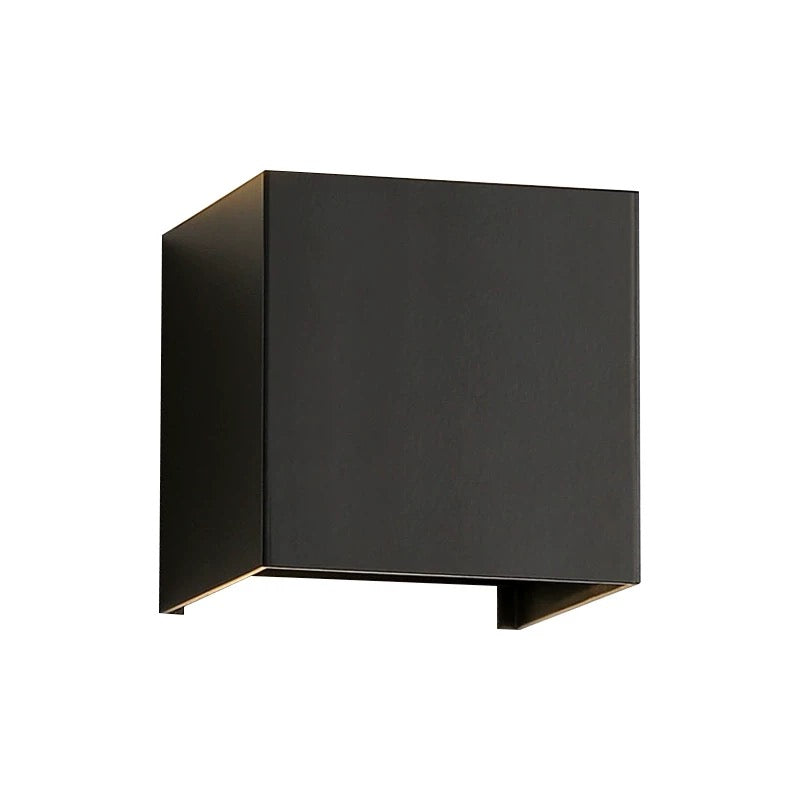 Modern Adjustable LED Wall Light for Bedroom | Minimalist Cube Wall Sconce for Living Room - XIAOZHE