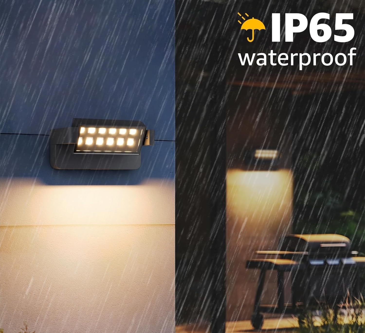 350° Rotatable Modern Outdoor LED Flood Light, IP65 Waterproof, 24W High Brightness - XIAOZHE