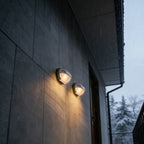 American Retro Oval Wall Lamp - IP65 Waterproof Outdoor Wall Light with Rustproof Metal & Glass - XIAOZHE