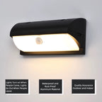 Motion Sensor Outdoor 18w Wall Light - Waterproof LED, for Garden & Courtyard - XIAOZHE