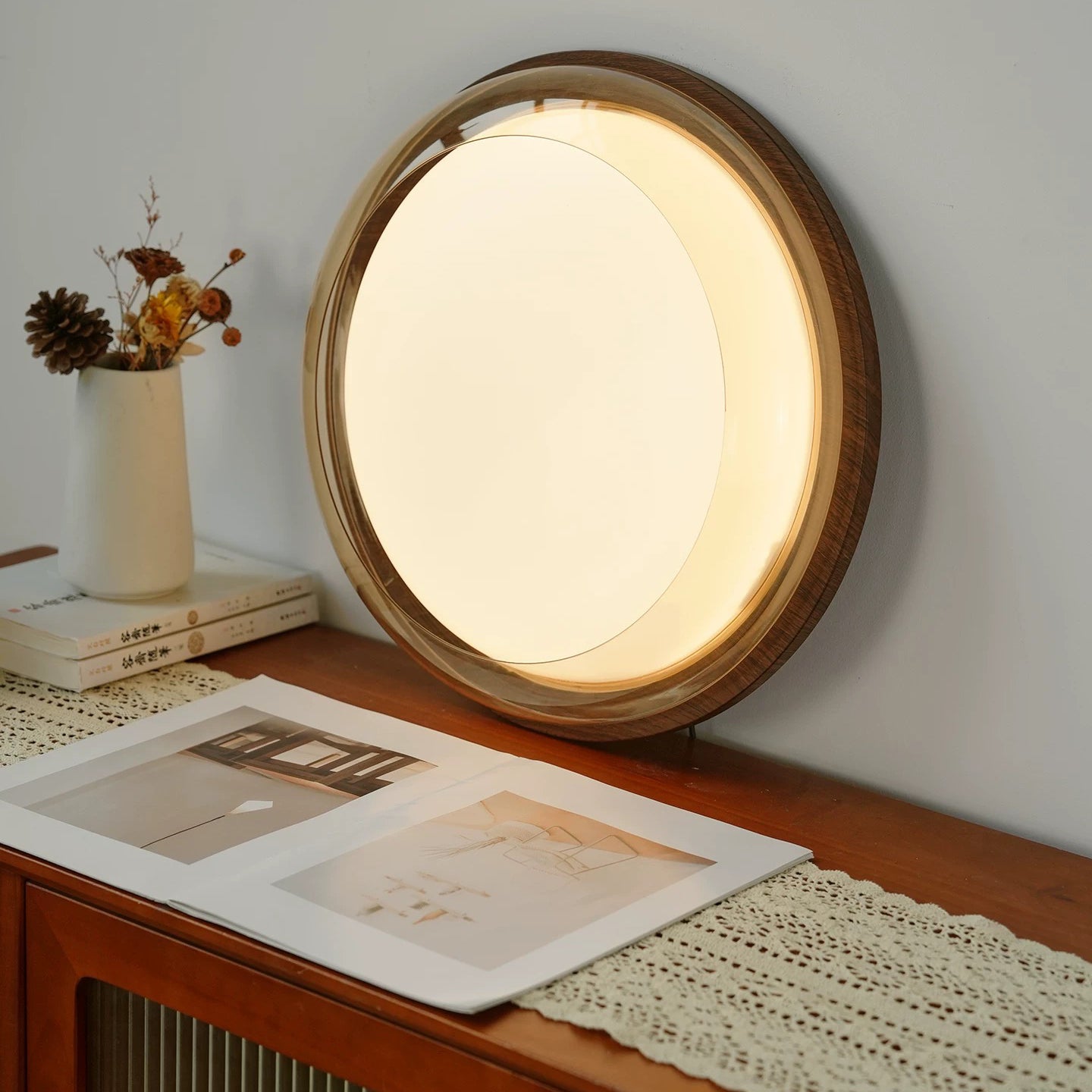 Modern Round LED Flush Mount Light - Soft Eye-Caring Illumination for Bedroom & Living Room, Minimalist Home Ceiling Lamp - XIAOZHE