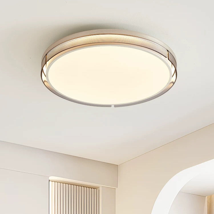Italian Minimalist Ceiling Light - Full Spectrum LED Bedroom & Study Room Light with Round Luxury Design - XIAOZHE