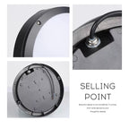 Outdoor Porch Ceiling Light - Waterproof & Bug-Proof LED Fixture for Indoor Bathroom Use - XIAOZHE