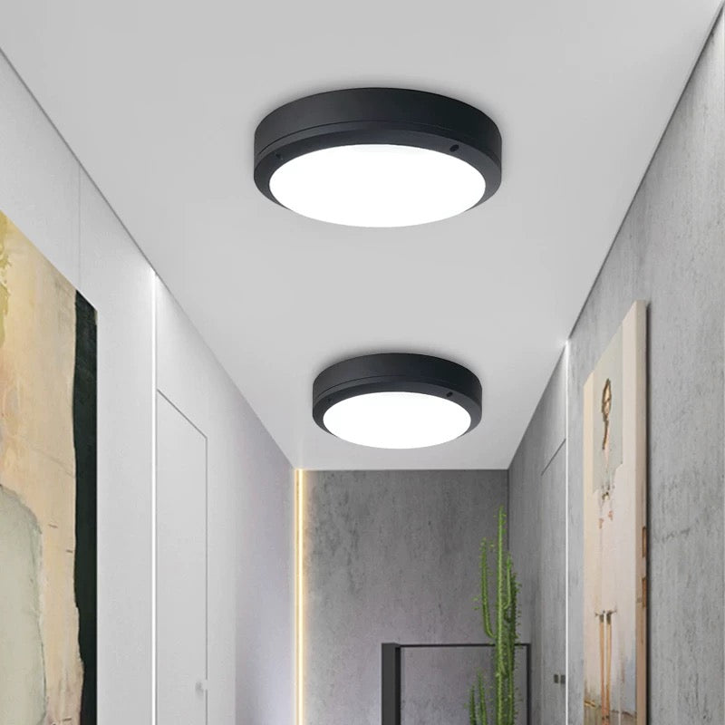 Outdoor Porch Ceiling Light - Waterproof & Bug-Proof LED Fixture for Indoor Bathroom Use - XIAOZHE