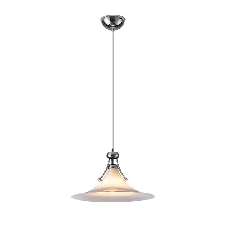 Magnolia Glass Pendant Light - Floral Design for Dining Room & Café Decor - XIAOZHE