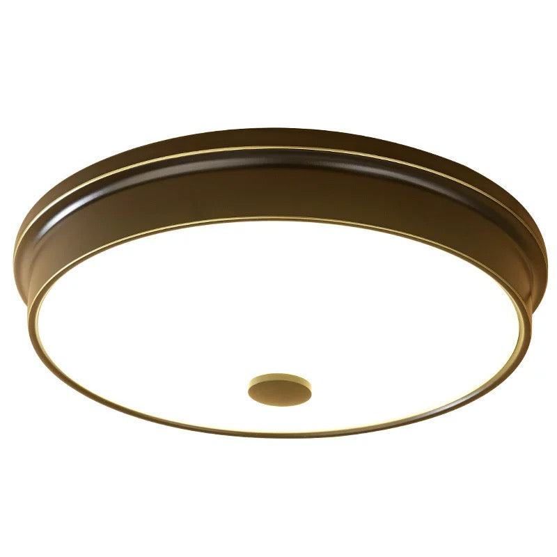 Retro Minimalist Ceiling Light｜LED Flush Mount for Dining Room & Bedroom Home Lighting - XIAOZHE