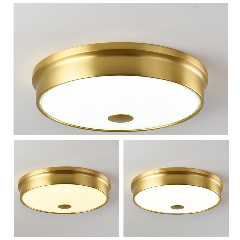 Nordic Minimalist Ceiling Light in H65 Copper - Dining Room & Bedroom Home Lighting - XIAOZHE