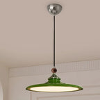 UFO Style Pendant Light - Durable Metal Shade, Multi-Color Options, Flicker-Free Illumination - XIAOZHE