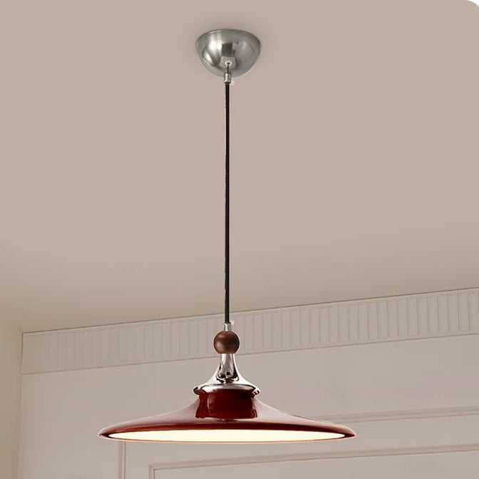 UFO Style Pendant Light - Durable Metal Shade, Multi-Color Options, Flicker-Free Illumination - XIAOZHE
