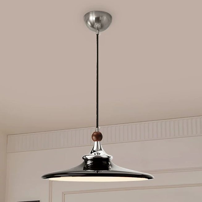 UFO Style Pendant Light - Durable Metal Shade, Multi-Color Options, Flicker-Free Illumination - XIAOZHE