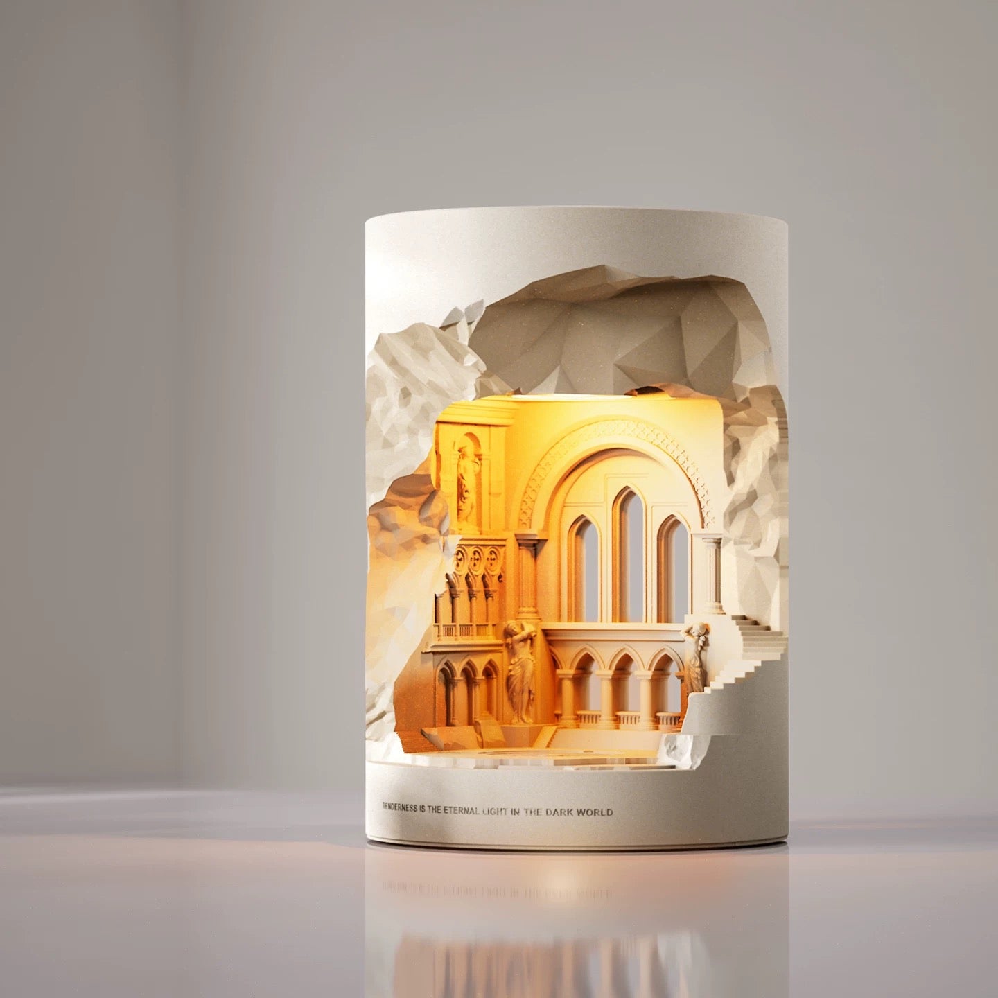 Vintage Bedroom Mood Light with Aroma Function - LED Candle Effect Diffuser Lamp - XIAOZHE