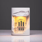 Vintage Bedroom Mood Light with Aroma Function - LED Candle Effect Diffuser Lamp - XIAOZHE