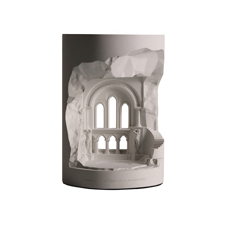 Vintage Bedroom Mood Light with Aroma Function - LED Candle Effect Diffuser Lamp - XIAOZHE