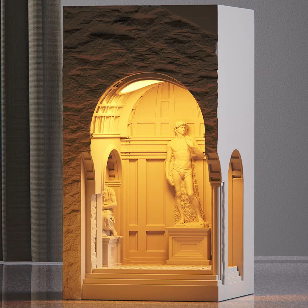 Classical David Sculpture Night Light - Architectural Wax Melt Lamp for Home Decor - XIAOZHE