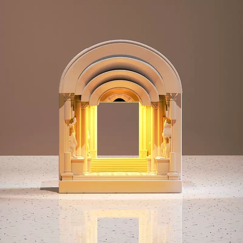 Architectural Candle Warmer Lamp - Unique Home Decor Gift for Holidays - XIAOZHE