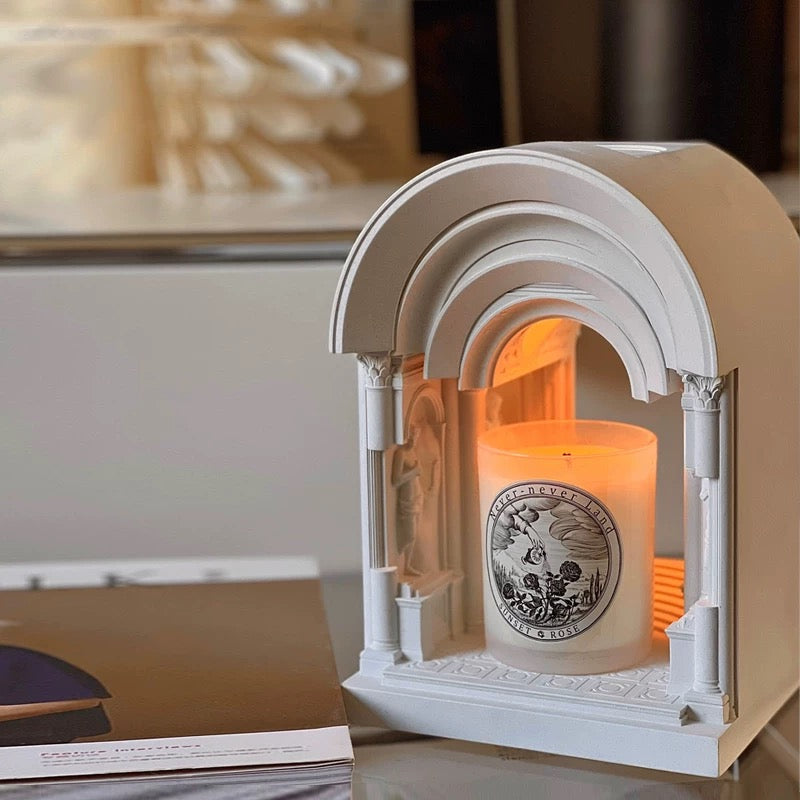 Architectural Candle Warmer Lamp - Unique Home Decor Gift for Holidays - XIAOZHE