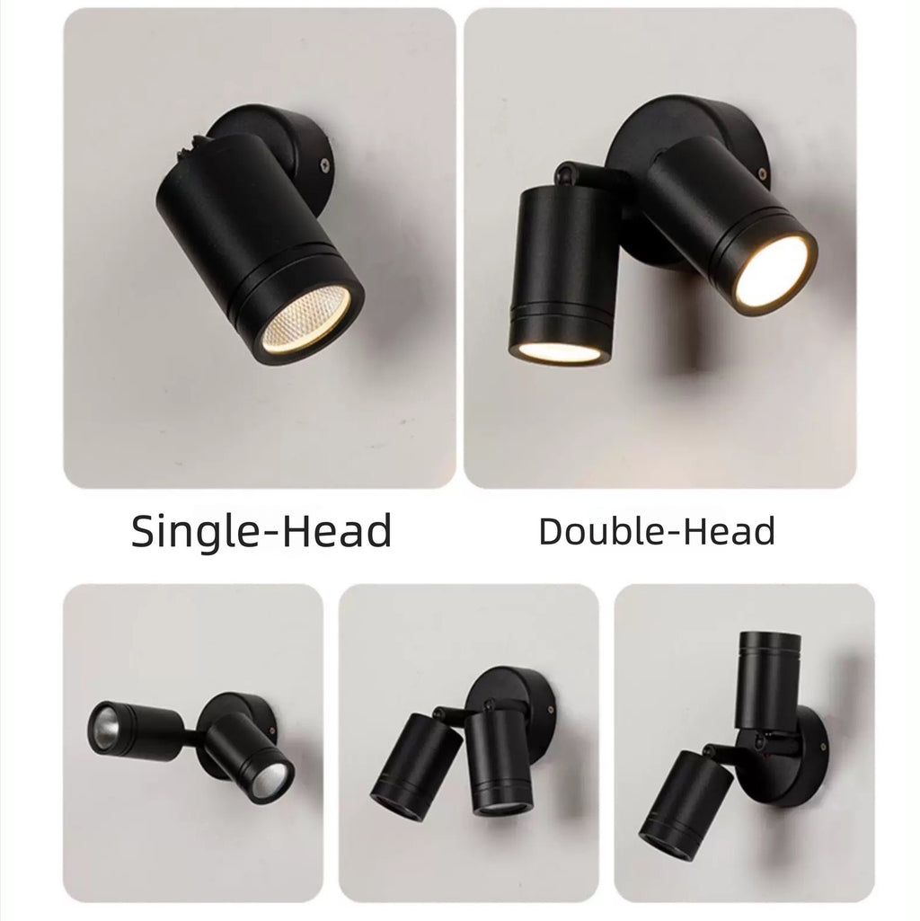 Adjustable Dual Head LED Spotlight for Wall & Display Lighting