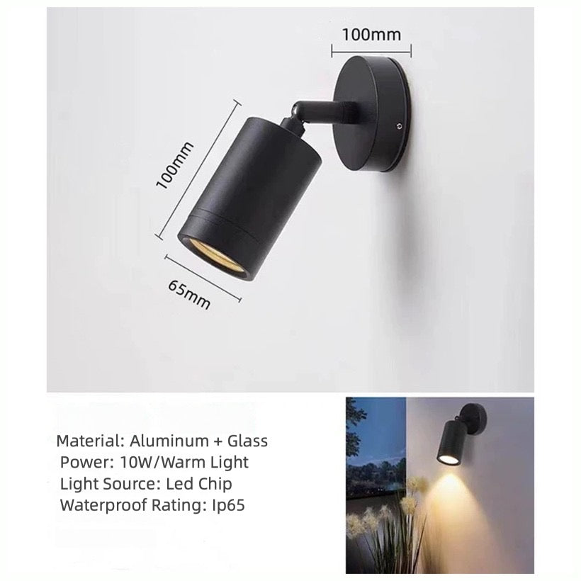 Adjustable Dual Head LED Spotlight for Wall & Display Lighting