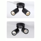 Adjustable Dual Head LED Spotlight for Wall & Display Lighting