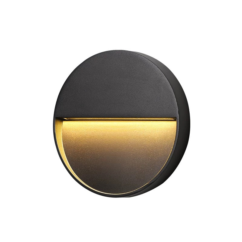 Modern Circular Outdoor LED Wall Sconce  IP65 Waterproof 6W Step Light