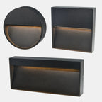 Modern Circular Outdoor LED Wall Sconce  IP65 Waterproof 6W Step Light