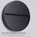 Modern Circular Outdoor LED Wall Sconce  IP65 Waterproof 6W Step Light