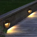 Modern Circular Outdoor LED Wall Sconce  IP65 Waterproof 6W Step Light