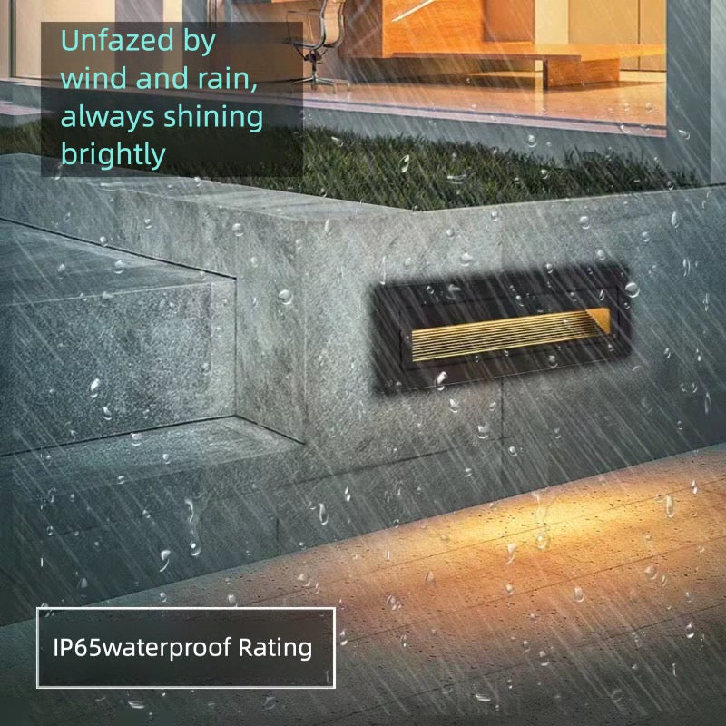 IP65 Waterproof Outdoor LED Step Light | Aluminum Recessed Wall Lamp