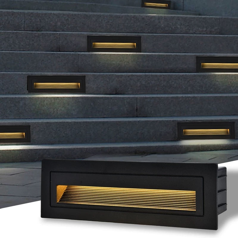 IP65 Waterproof Outdoor LED Step Light | Aluminum Recessed Wall Lamp