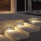 IP65 Waterproof Outdoor LED Step Light | Aluminum Recessed Wall Lamp