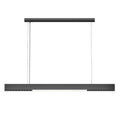 Minimalist Matte Black Linear Chandelier | 1M Architectural Light