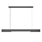 Minimalist Matte Black Linear Chandelier | 1M Architectural Light