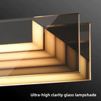 Full Spectrum LED Linear Pendant | CRI 97+ Anti-Blue Light Office Lamp