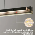 Full Spectrum LED Linear Pendant | CRI 97+ Anti-Blue Light Office Lamp