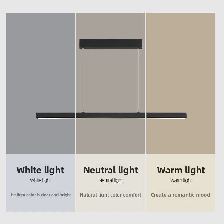 Architectural Linear Pendant Light – CRI97 High Color Accuracy