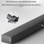 Minimalist Matte Black Linear Chandelier | 1M Architectural Light