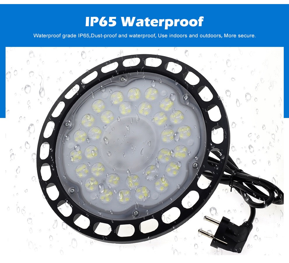 Super Bright LED High Bay Light – Wide Angle Garage Lighting